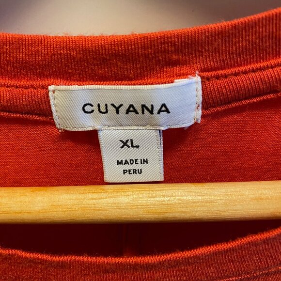 Cuyana Pima Slim Crew Neck T-Shirt - Picture 2 of 3